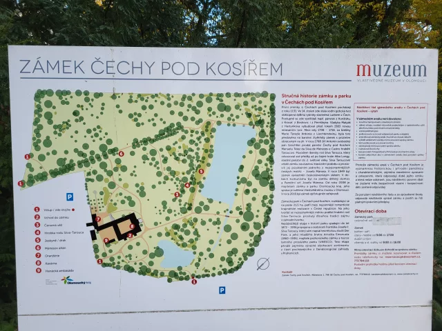 Čechy pod Kosířem – tvrz, zámek