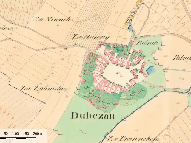 Dubčany – tvrz
