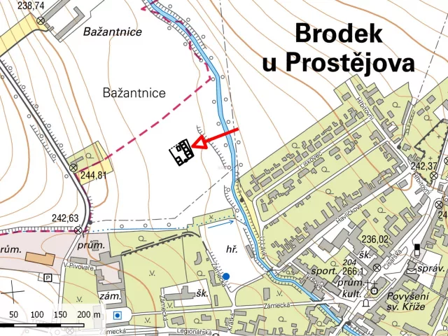 Brodek u Prostějova (Bažantnice) – tvrz