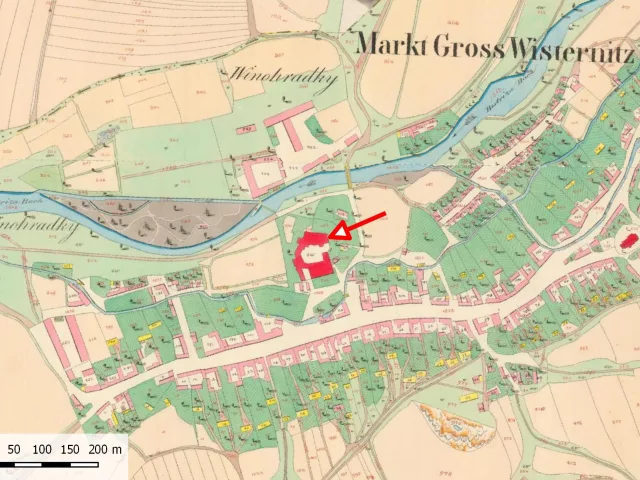 Velká Bystřice – tvrz, zámek