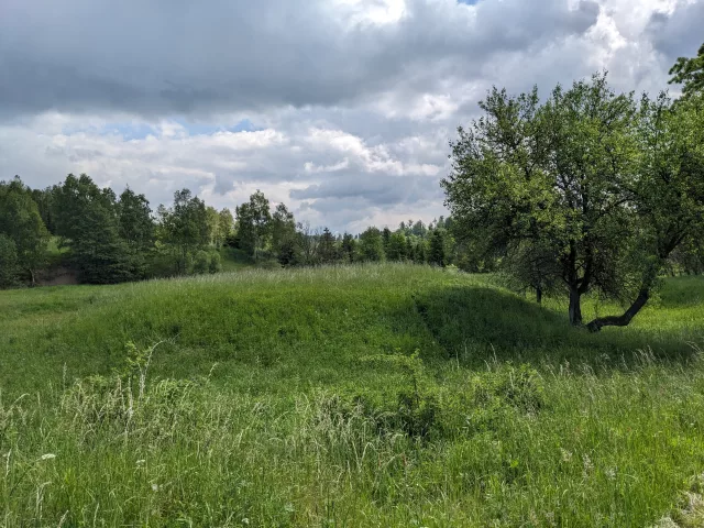 Velká Střelná – tvrz (motte)