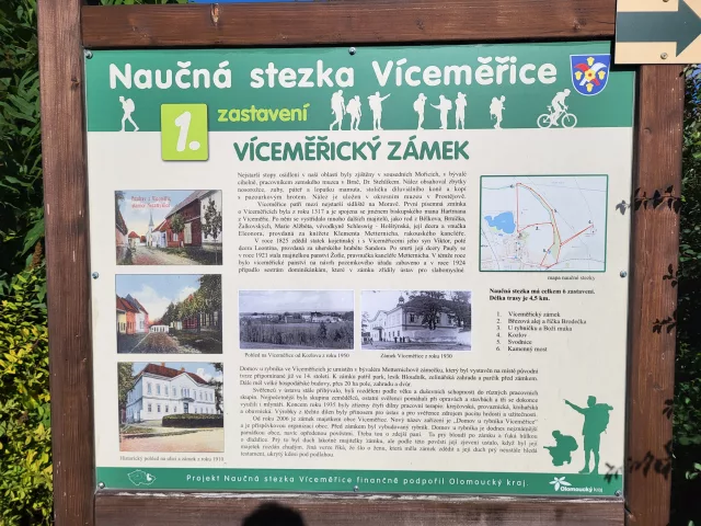 Víceměřice – tvrz, zámek