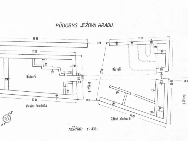 Vícov (Ježův hrad) – hrad